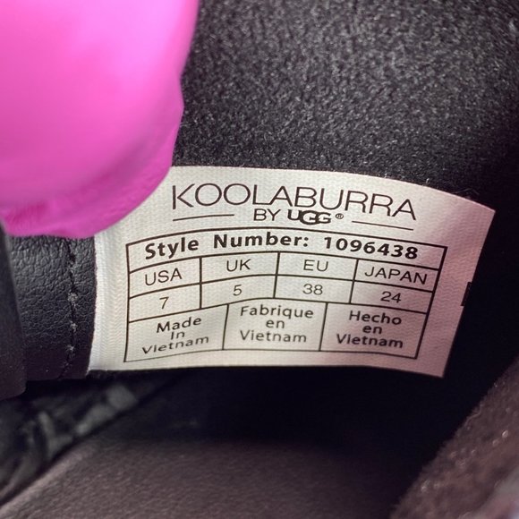 Koolaburra By Ugg Cheyanne Ankle Boot Womens 7M Black Suede Zip Low Block Heel - Picture 11 of 11